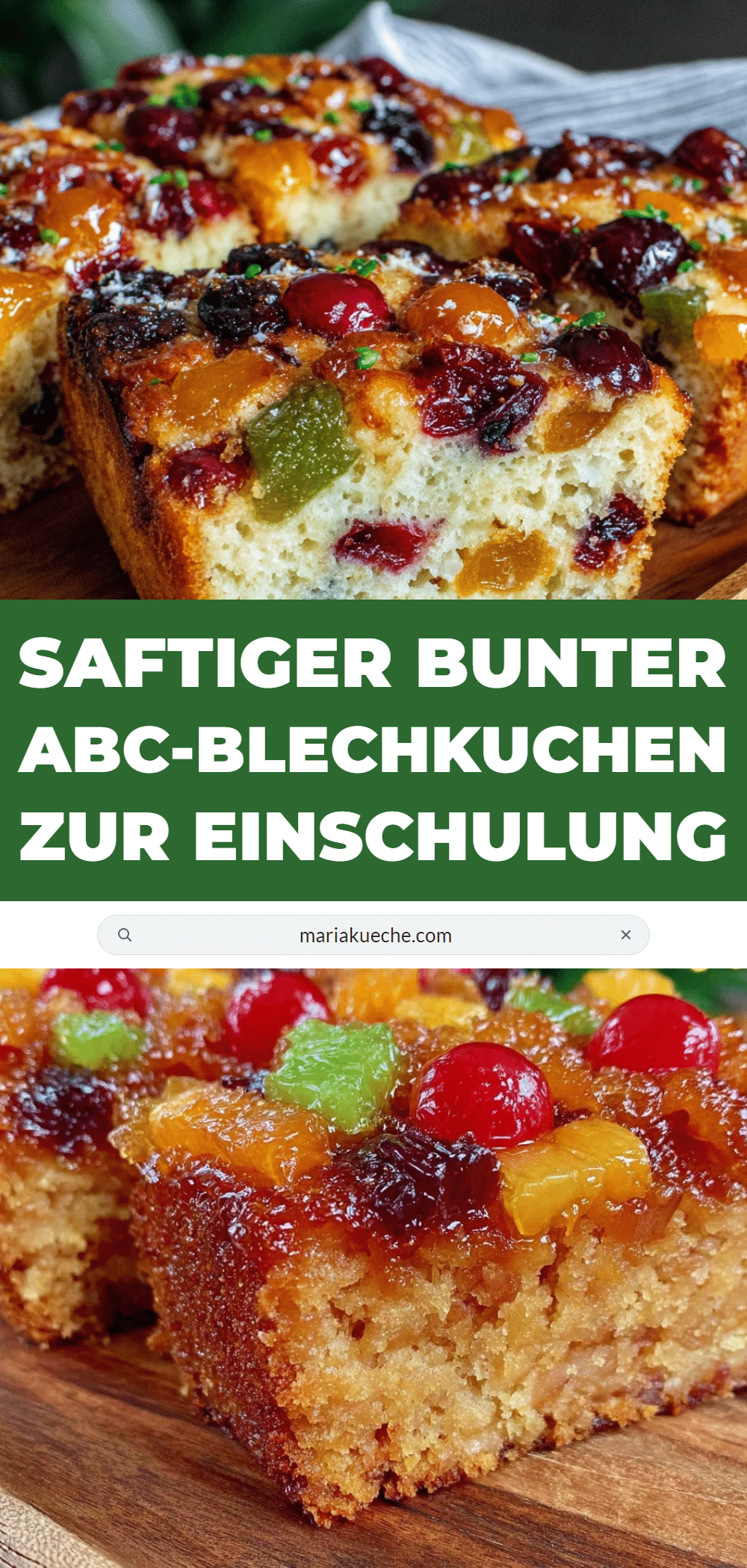 ABC-Blechkuchen zur Einschulung recipe