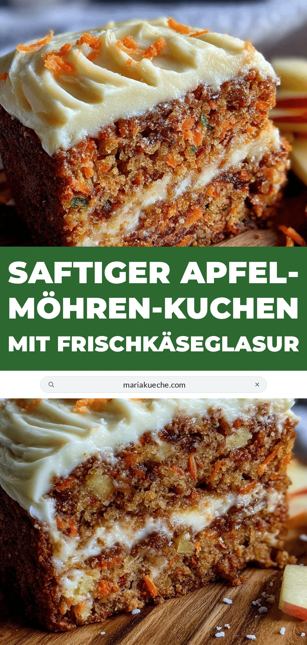 Apfel-Möhren-Kuchen recipe