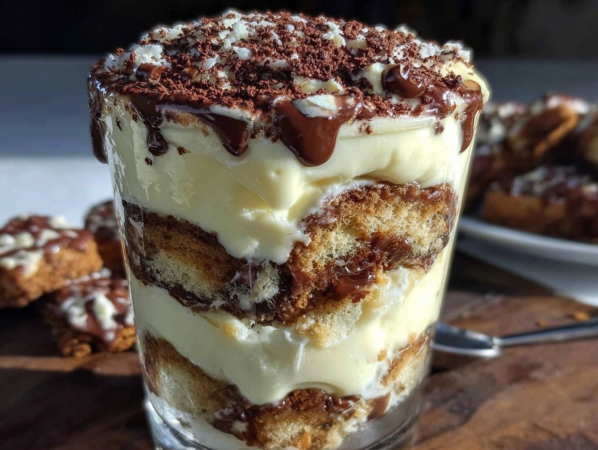 Blitz-Tiramisu ohne rohes Ei preparation steps