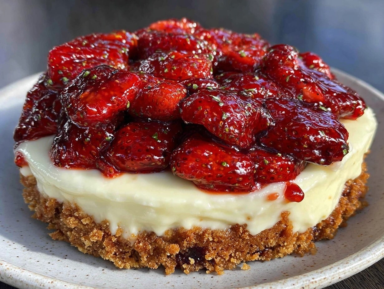 cremige Erdbeertorte ohne Backen preparation steps