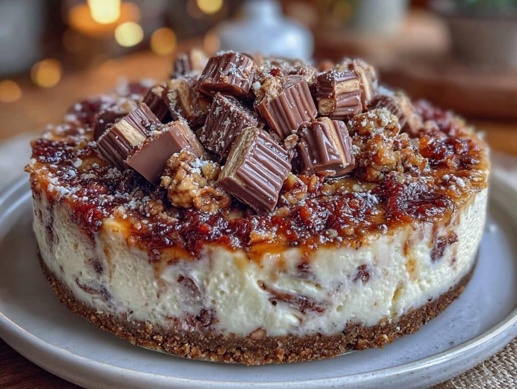 cremige Kühlschrank-Torte mit Kinder Bueno - featured image