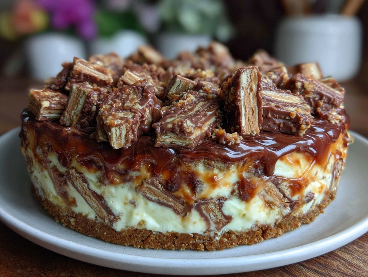 cremige Kühlschrank-Torte mit Kinder Bueno preparation steps