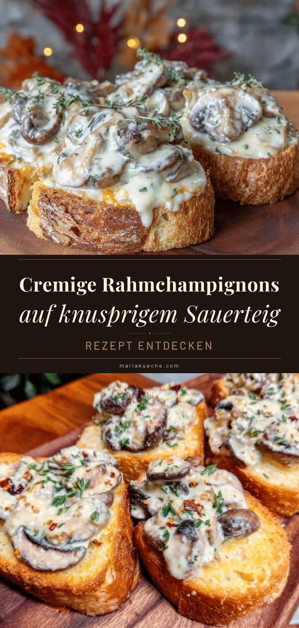 cremige Rahmchampignons recipe