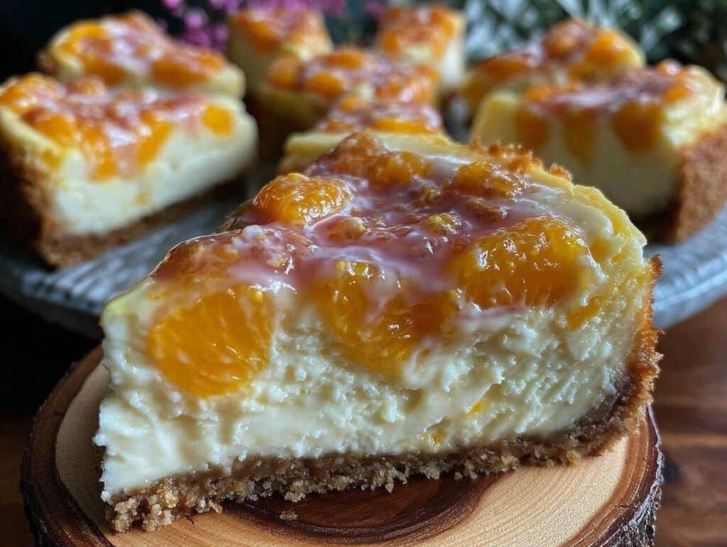 cremiger Käsekuchen mit Mandarinen - featured image