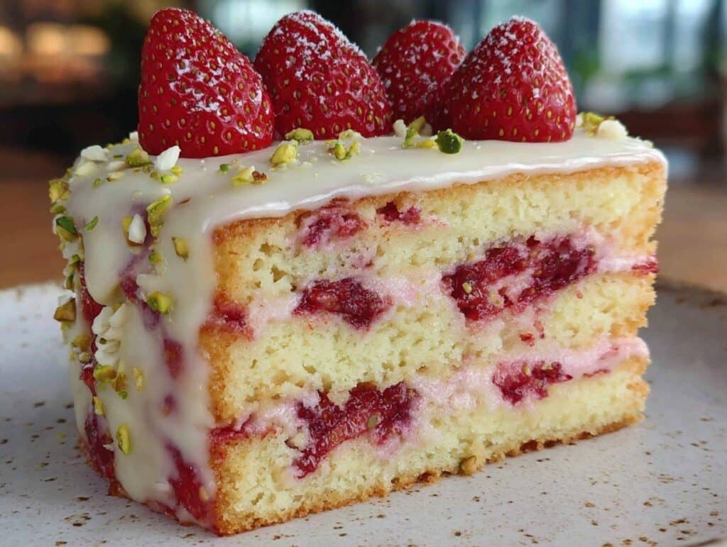 Erdbeer-Herztorte - featured image