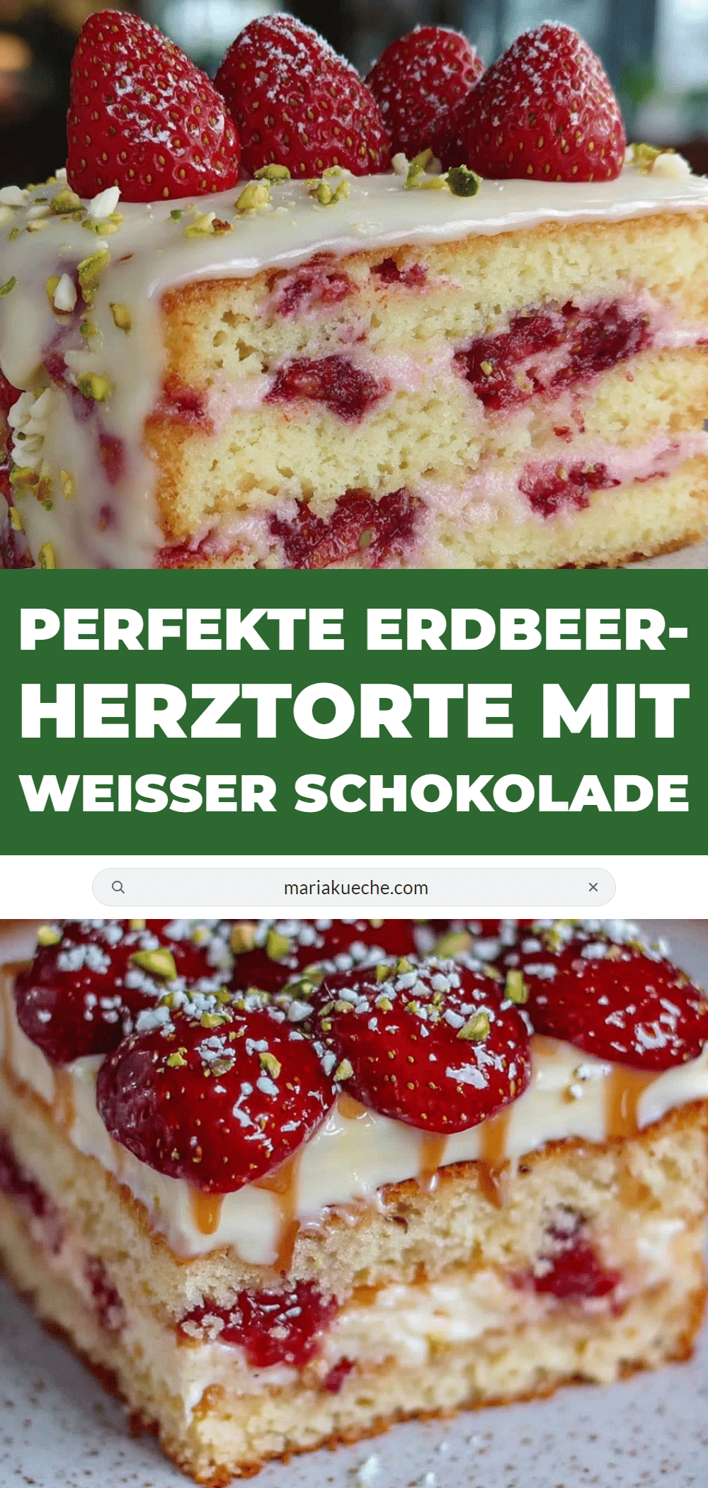 Erdbeer-Herztorte recipe