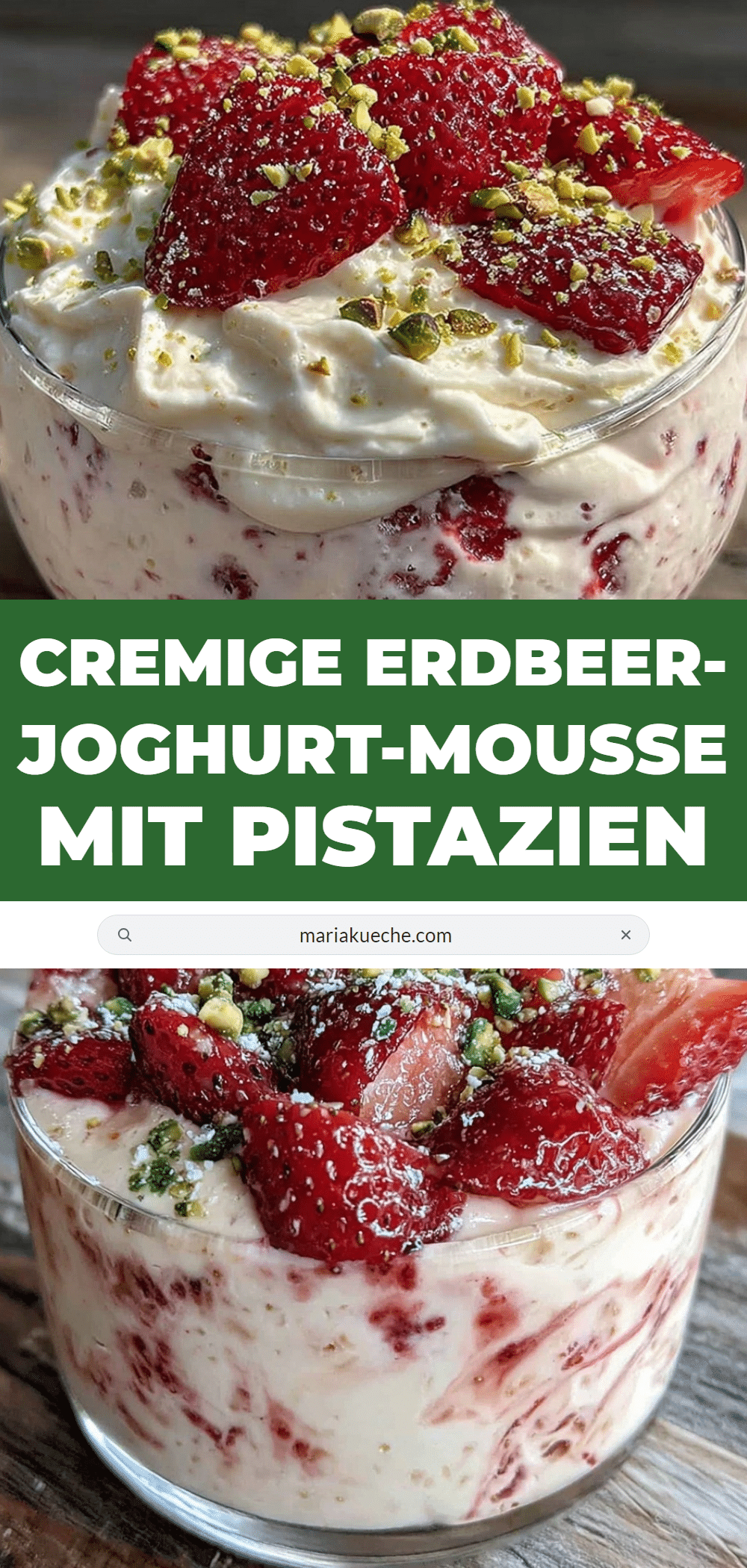 Erdbeer-Joghurt-Mousse recipe
