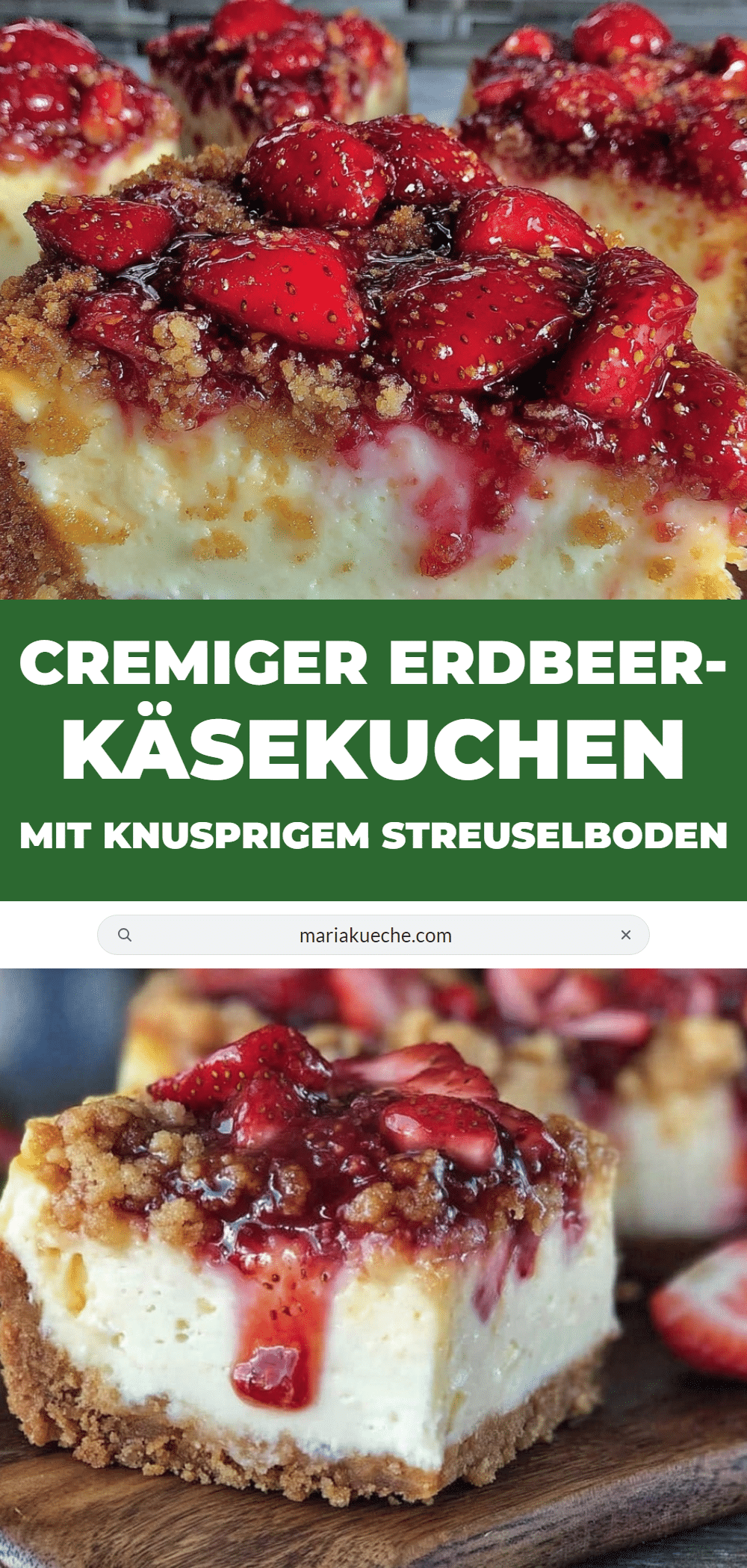 Erdbeer-Käsekuchen recipe