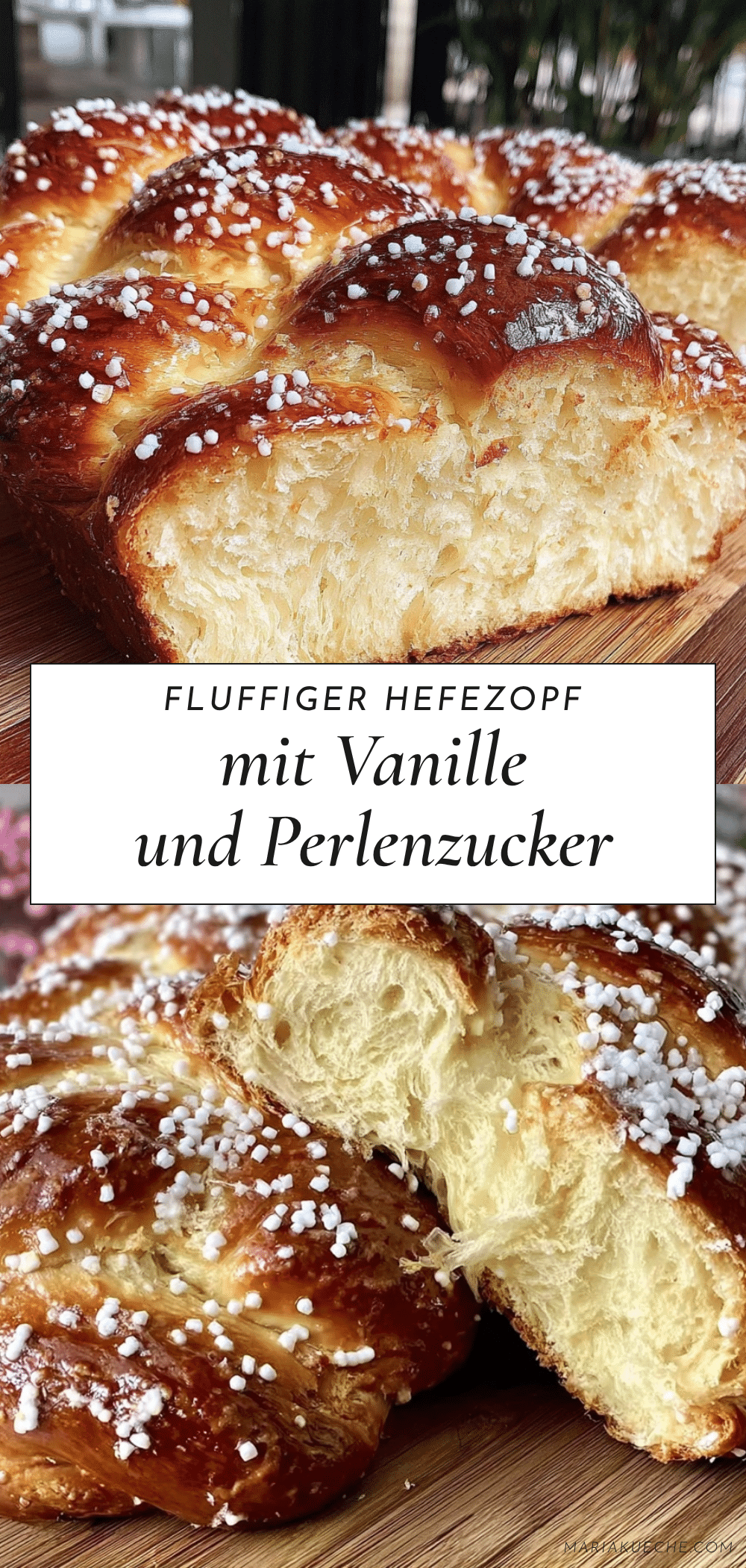 fluffiger hefezopf mit vanille und perlenzucker recipe