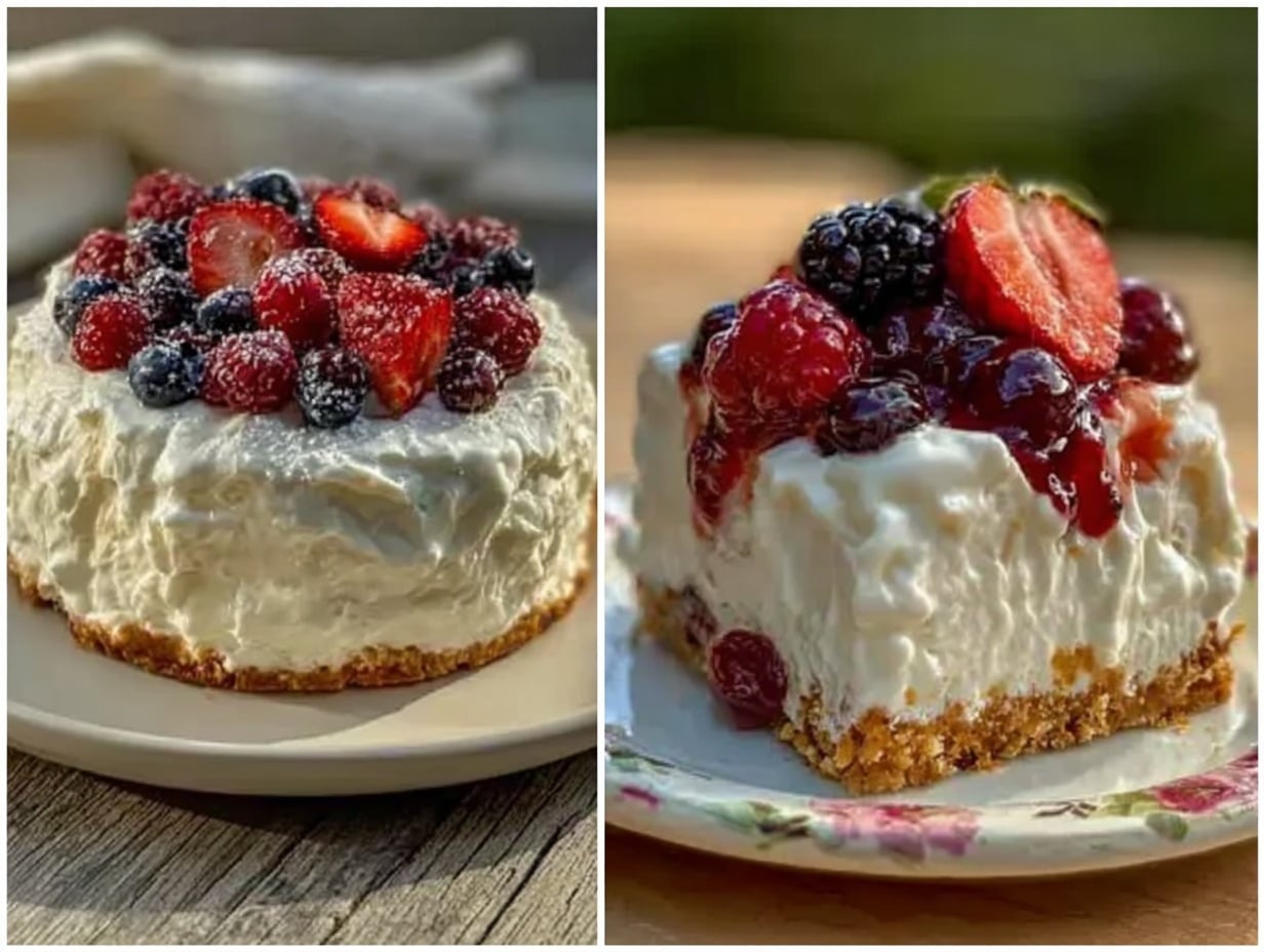 frische sommertorte mit beeren und sahne ohne backen preparation steps