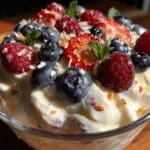 frisches leichtes quark-dessert - featured image
