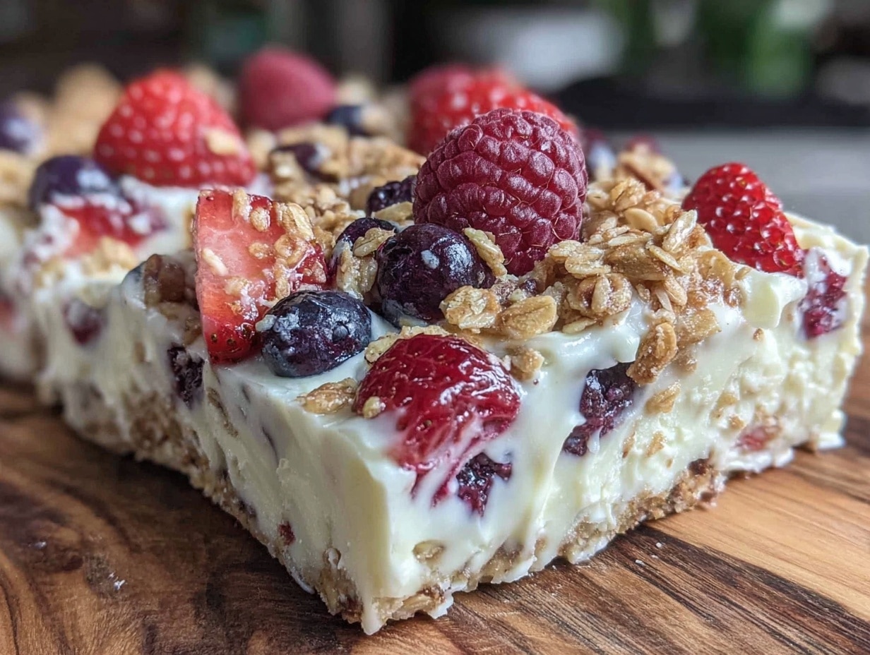 Frozen Joghurt Bark preparation steps