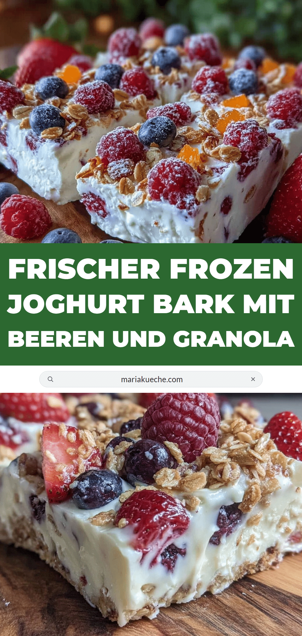 Frozen Joghurt Bark recipe
