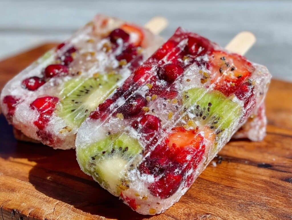 gesundes selbstgemachtes fruchteis am stiel ohne zucker - featured image
