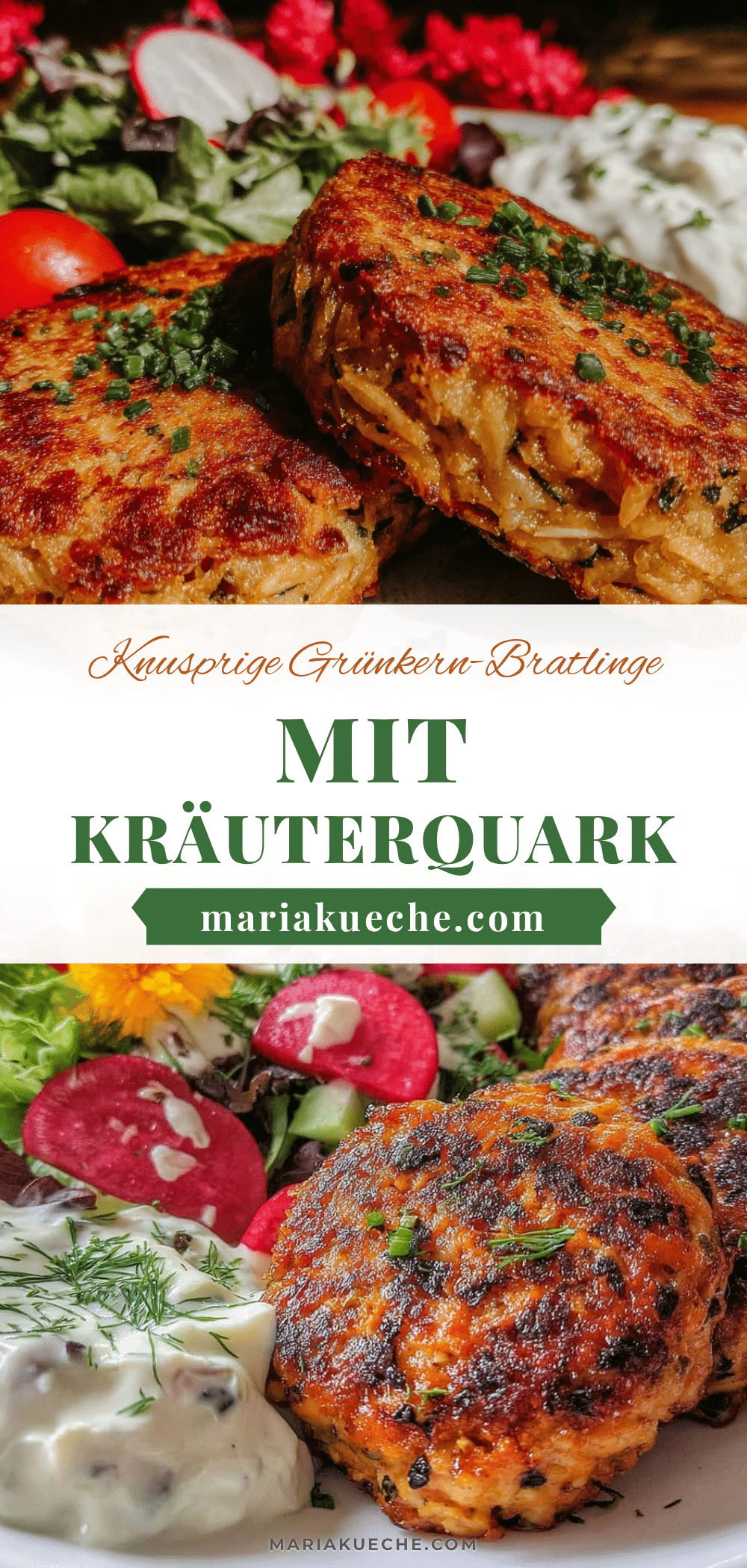 Grünkern-Bratlinge recipe