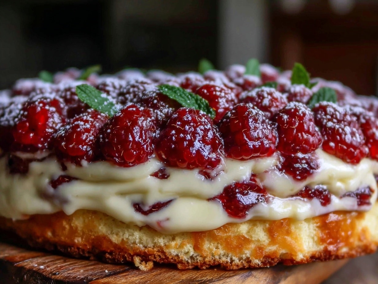 Himbeer-Mascarpone-Torte preparation steps