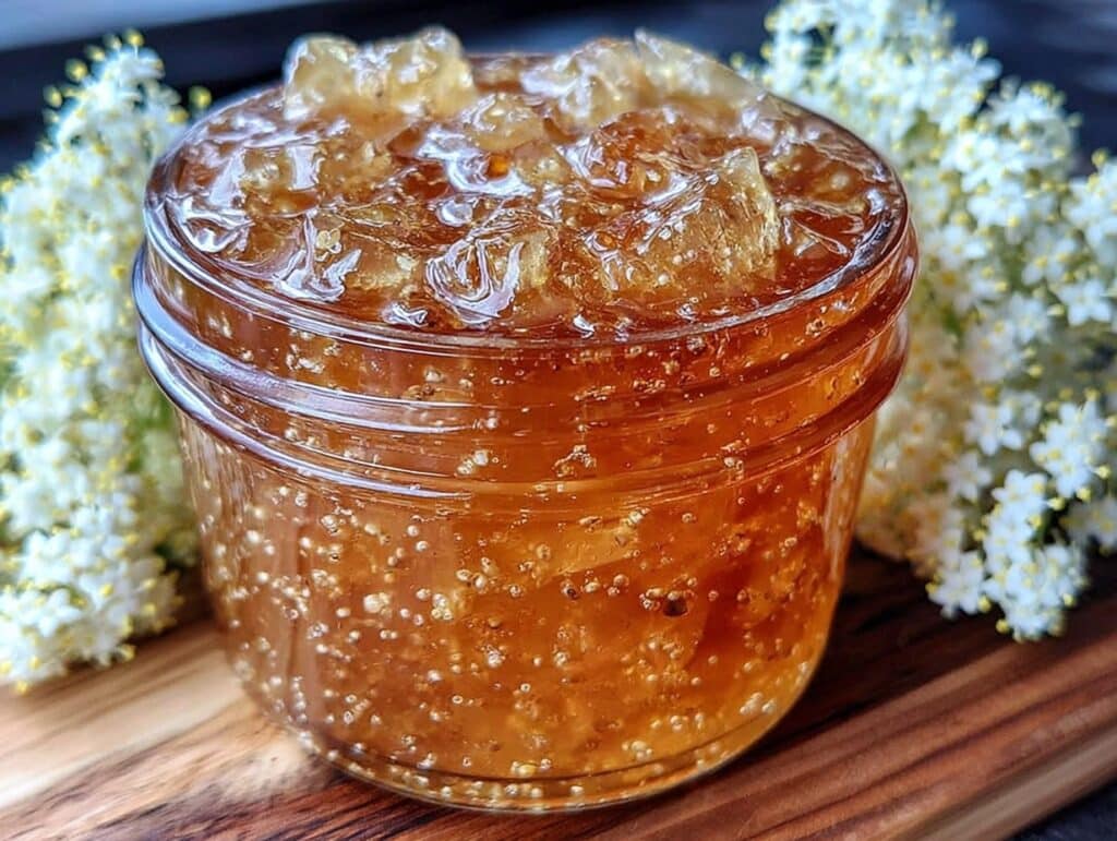 Holunderblüten-Gelee mit Prosecco - featured image