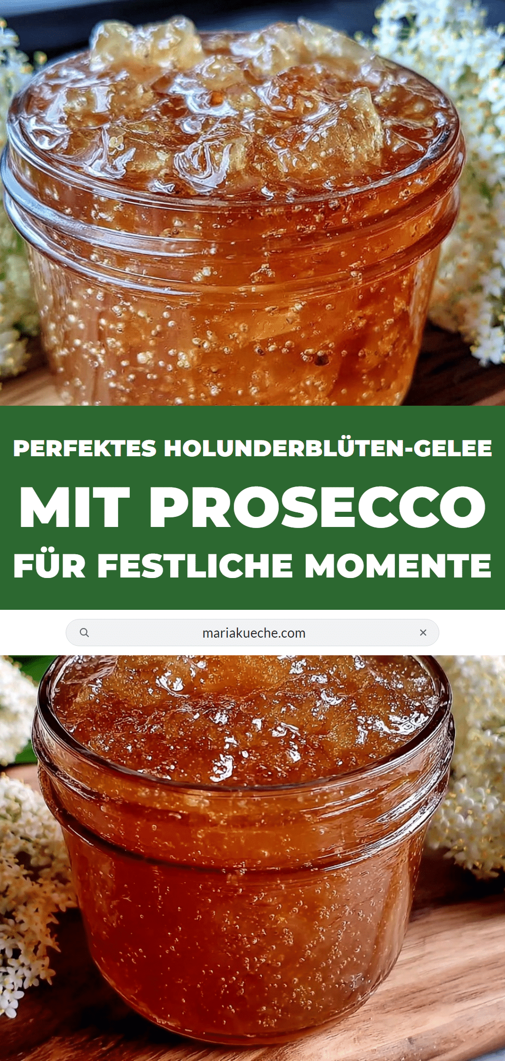 Holunderblüten-Gelee mit Prosecco recipe