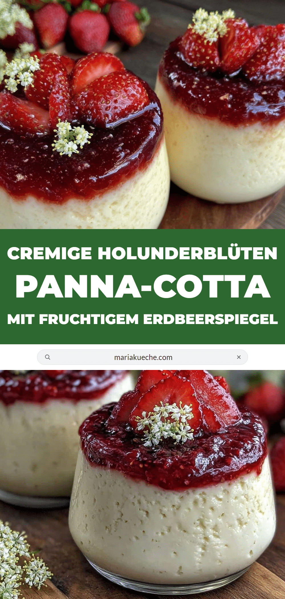 Holunderblüten-Panna-Cotta recipe
