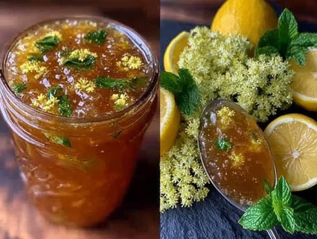Holunderblütensirup mit Zitrone - featured image