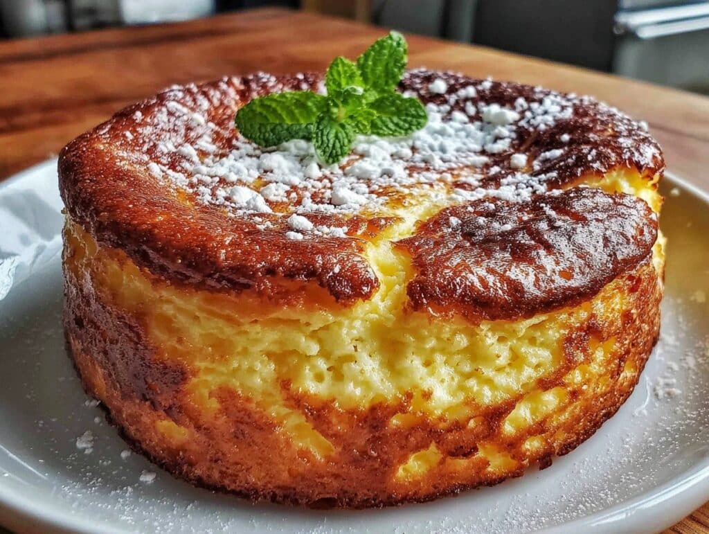 japanischer Soufflé-Käsekuchen ohne Boden - featured image