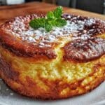 japanischer Soufflé-Käsekuchen ohne Boden - featured image