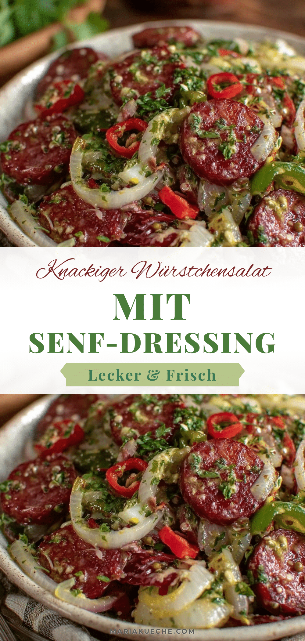 knackiger würstchensalat recipe
