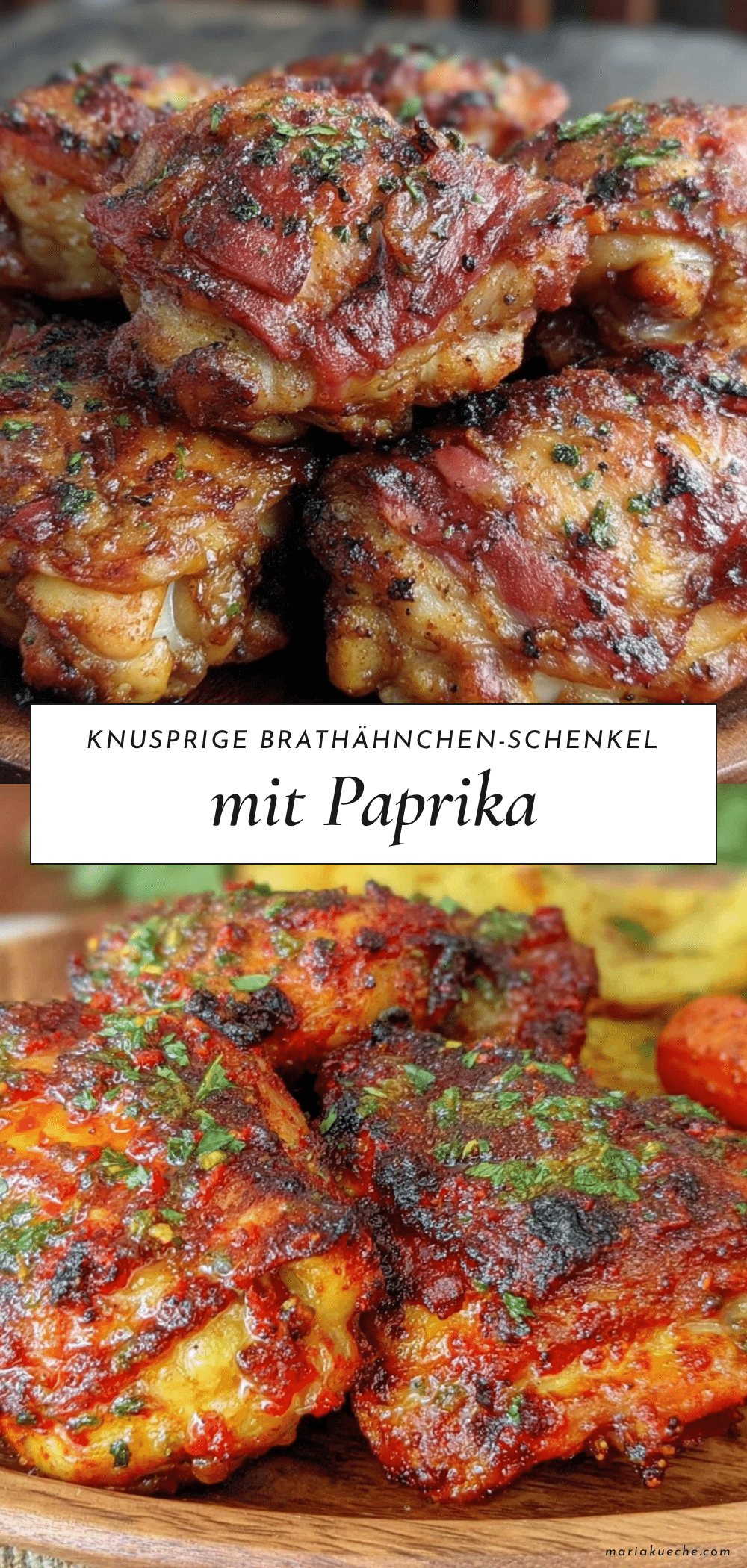 knusprig-würzige Brathähnchen-Schenkel recipe