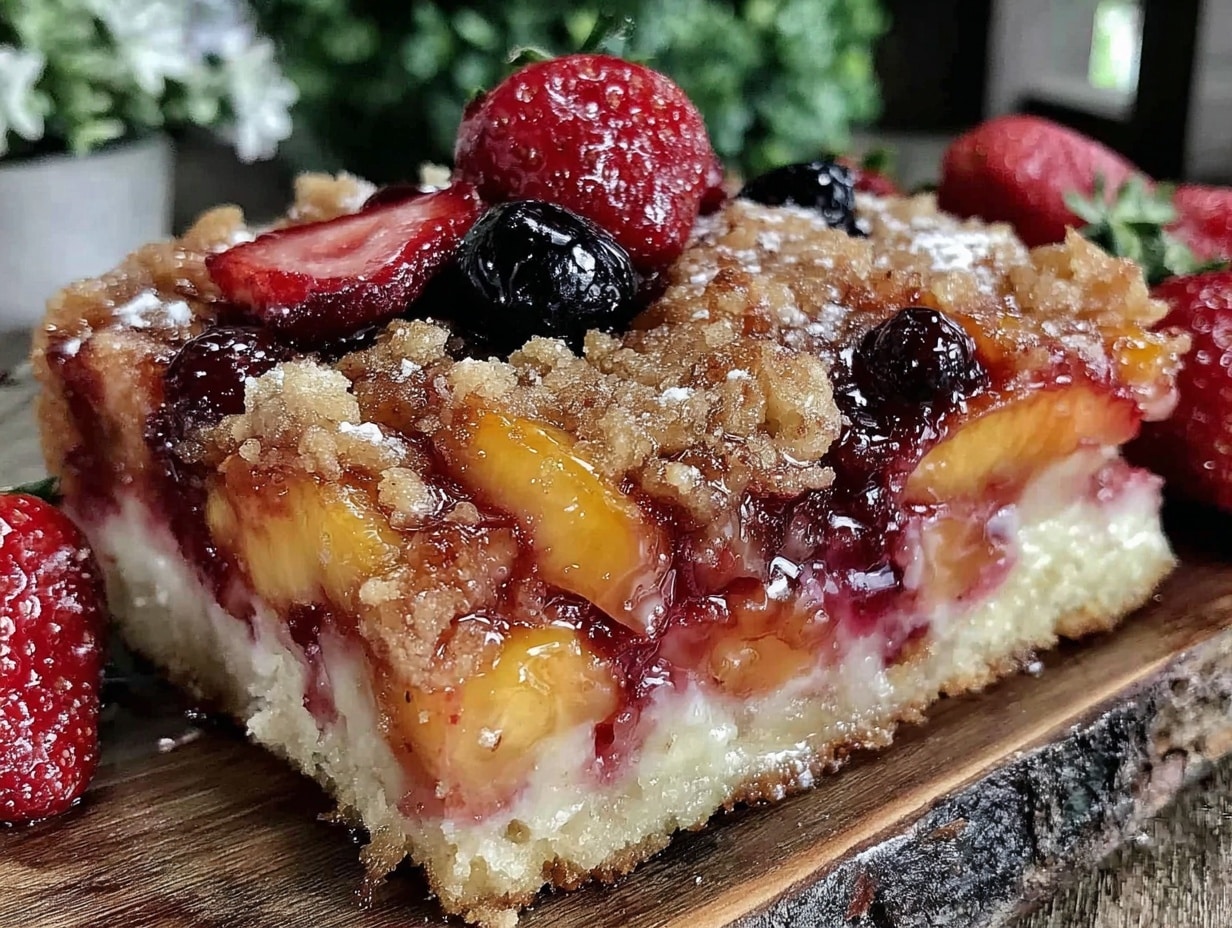 knuspriger sommerlicher obstkuchen preparation steps