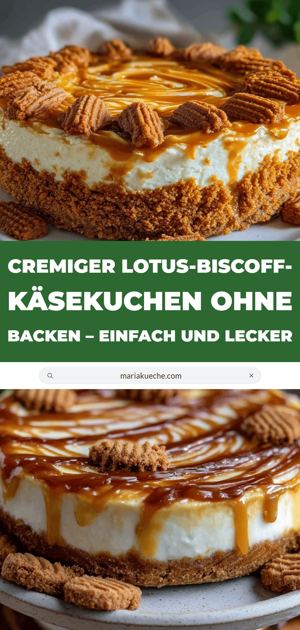 Lotus-Biscoff-Käsekuchen ohne Backen recipe