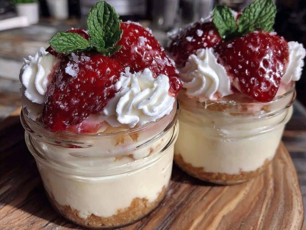 Mini-Käsekuchen im Glas - featured image