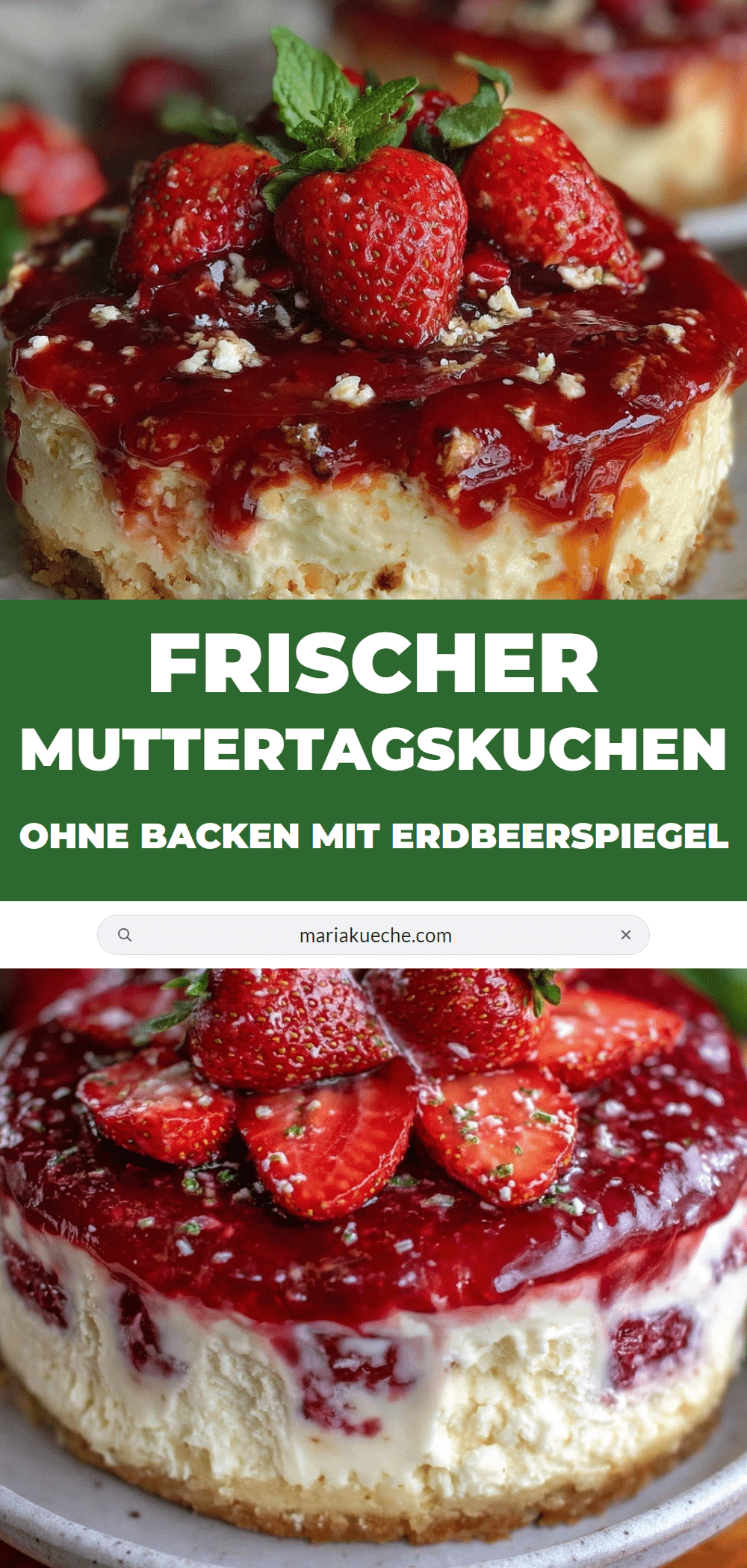 Muttertagskuchen ohne Backen recipe
