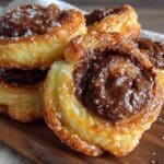 Nutella-Schnecken aus Blätterteig - featured image