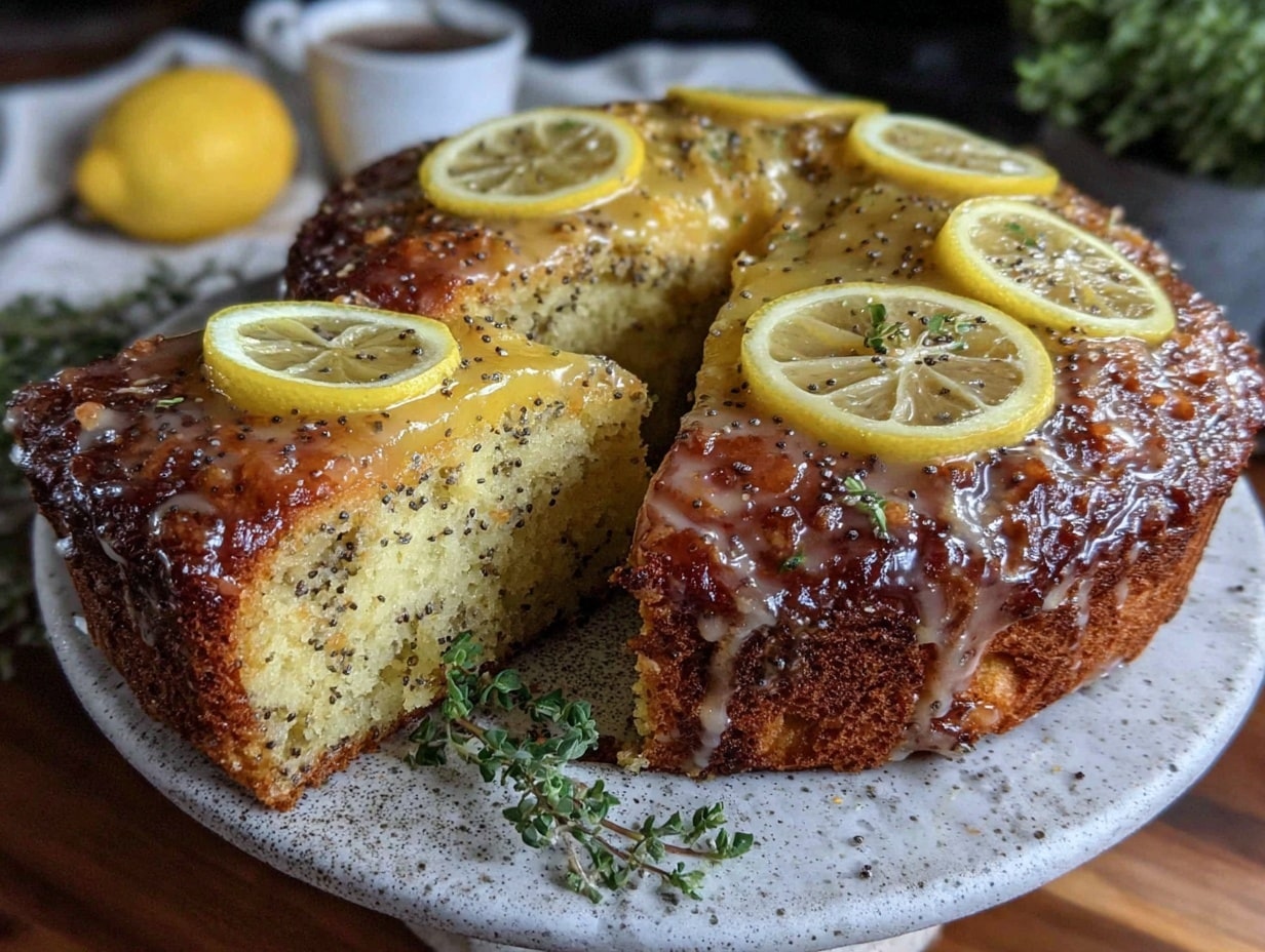 Pfingst-Brunch-Kuchen mit Zitrone und Mohn preparation steps
