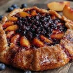 Pfirsich-Blaubeer-Galette - featured image