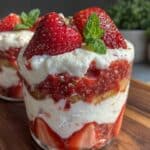Rhabarber-Erdbeer-Trifle - featured image