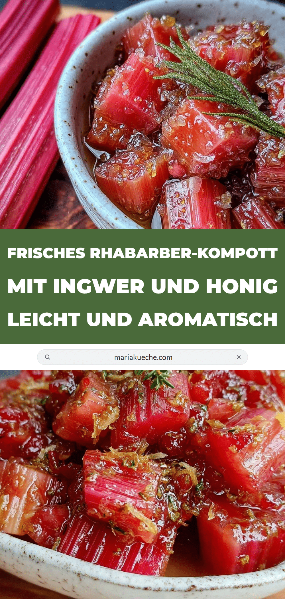 Rhabarber-Kompott recipe