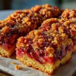 Rhabarber-Streuselkuchen vom Blech - featured image