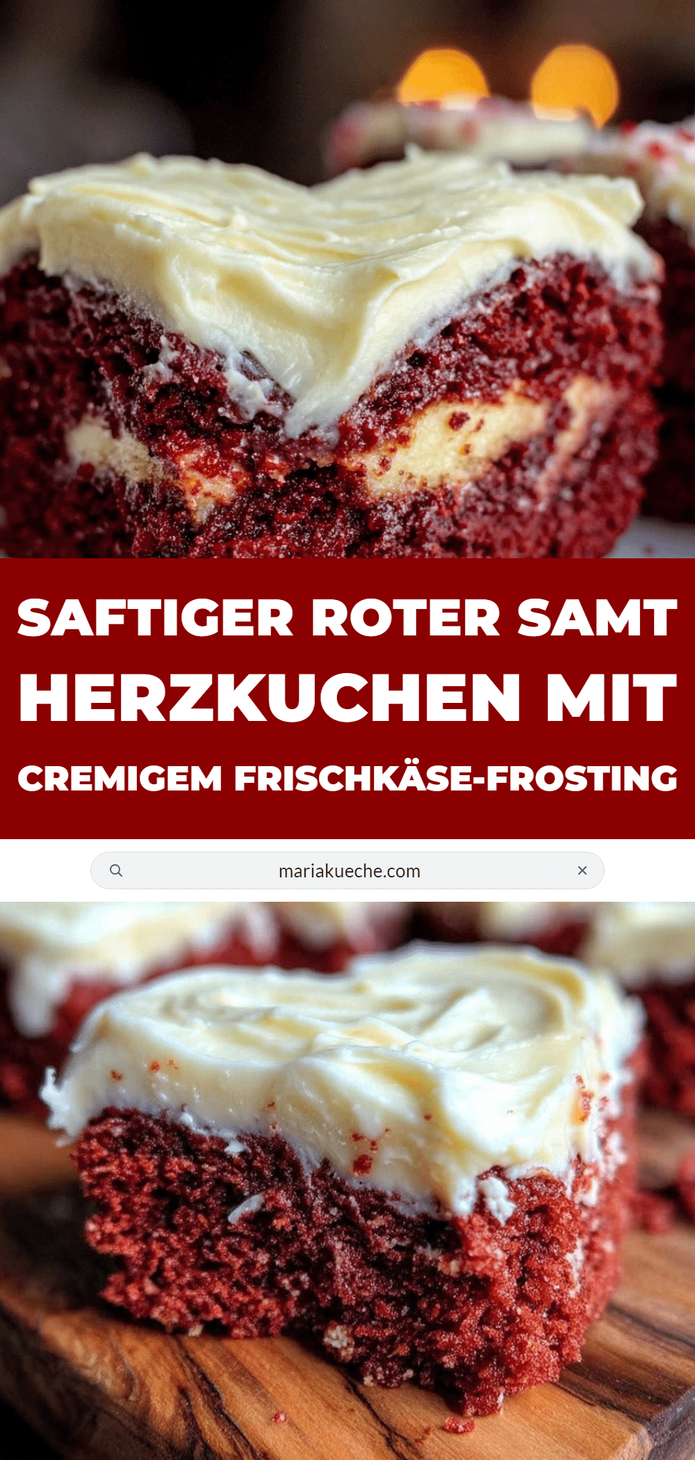 roter Samt Herzkuchen recipe