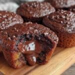 saftige schokoladen-muffins mit flüssigem kern - featured image