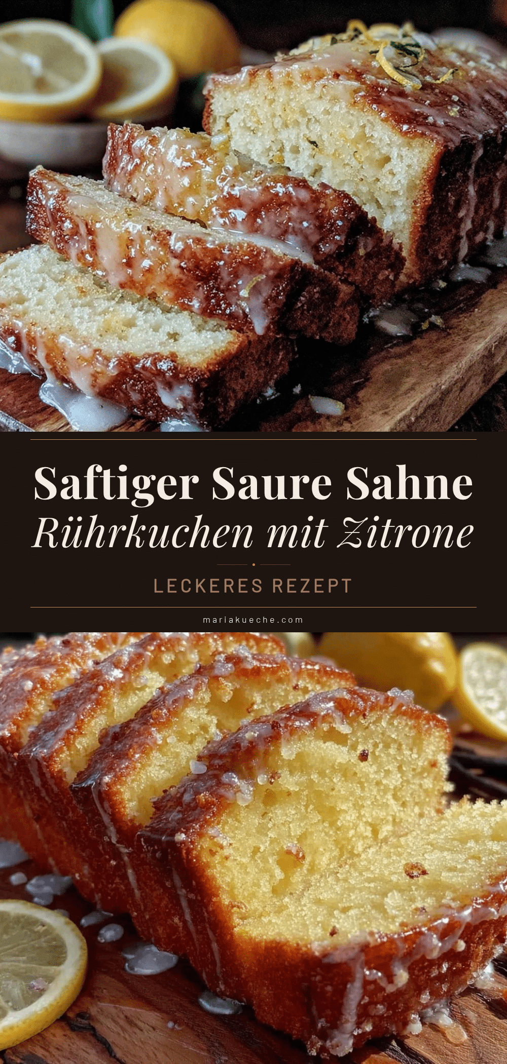 Saure Sahne Rührkuchen recipe