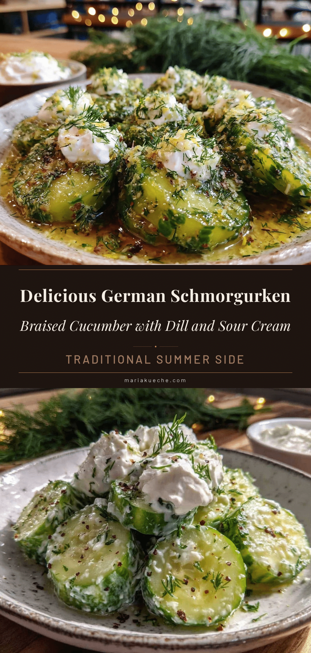 Schmorgurken Rezept recipe