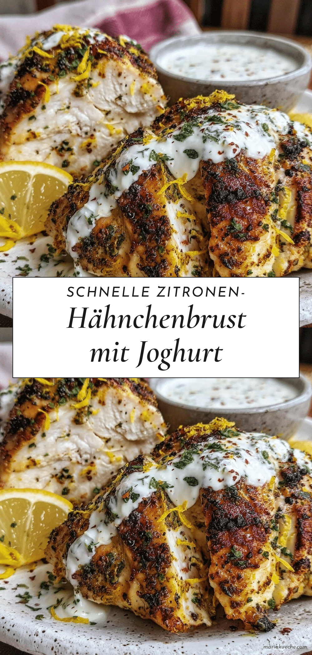 schnelle Zitronen-Hähnchenbrust mit Joghurt recipe