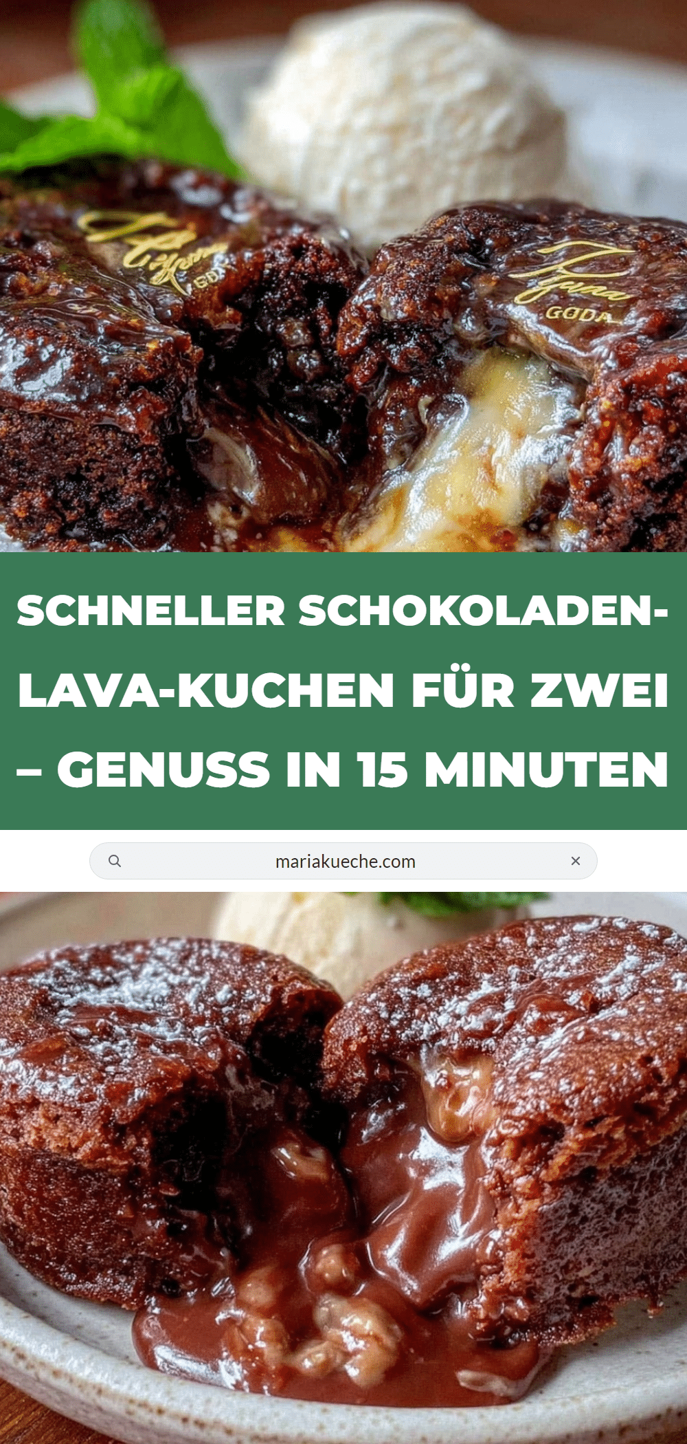 schneller schokoladen-lava-kuchen recipe