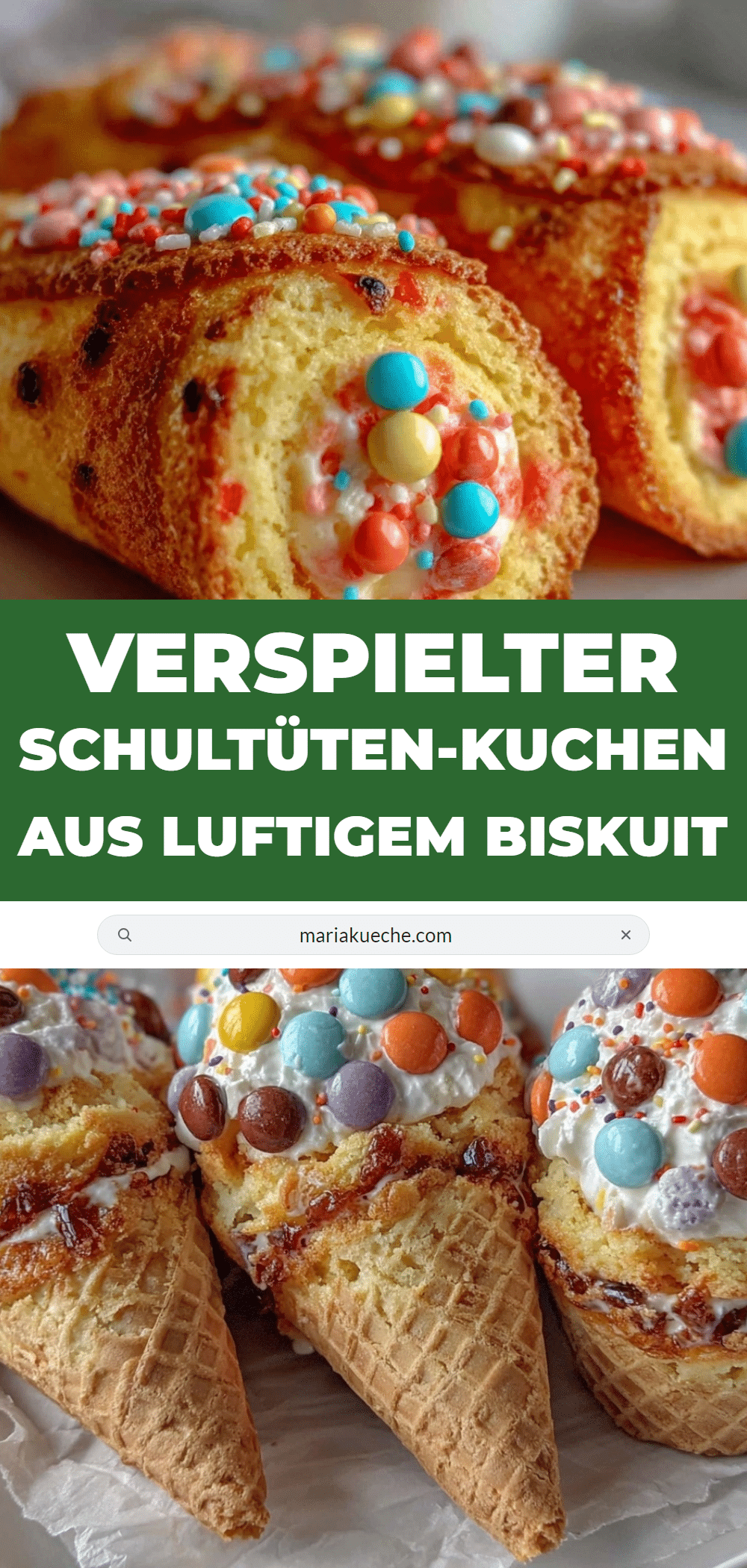 Schultüten-Kuchen recipe
