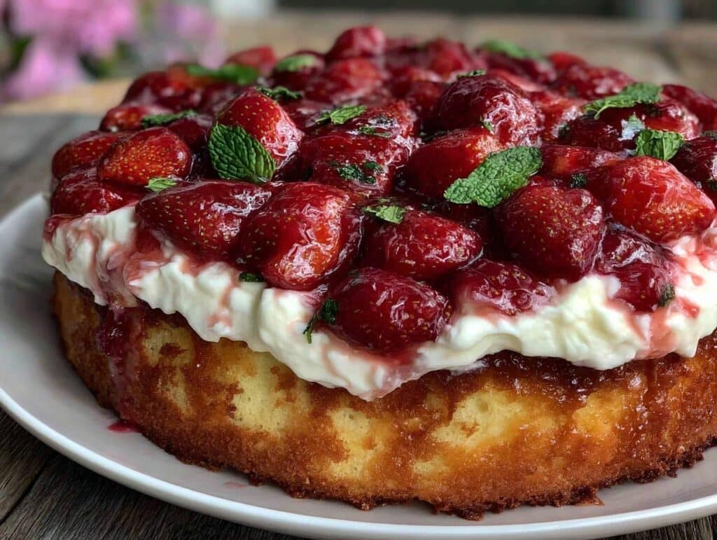 schwedischer Erdbeerkuchen - featured image