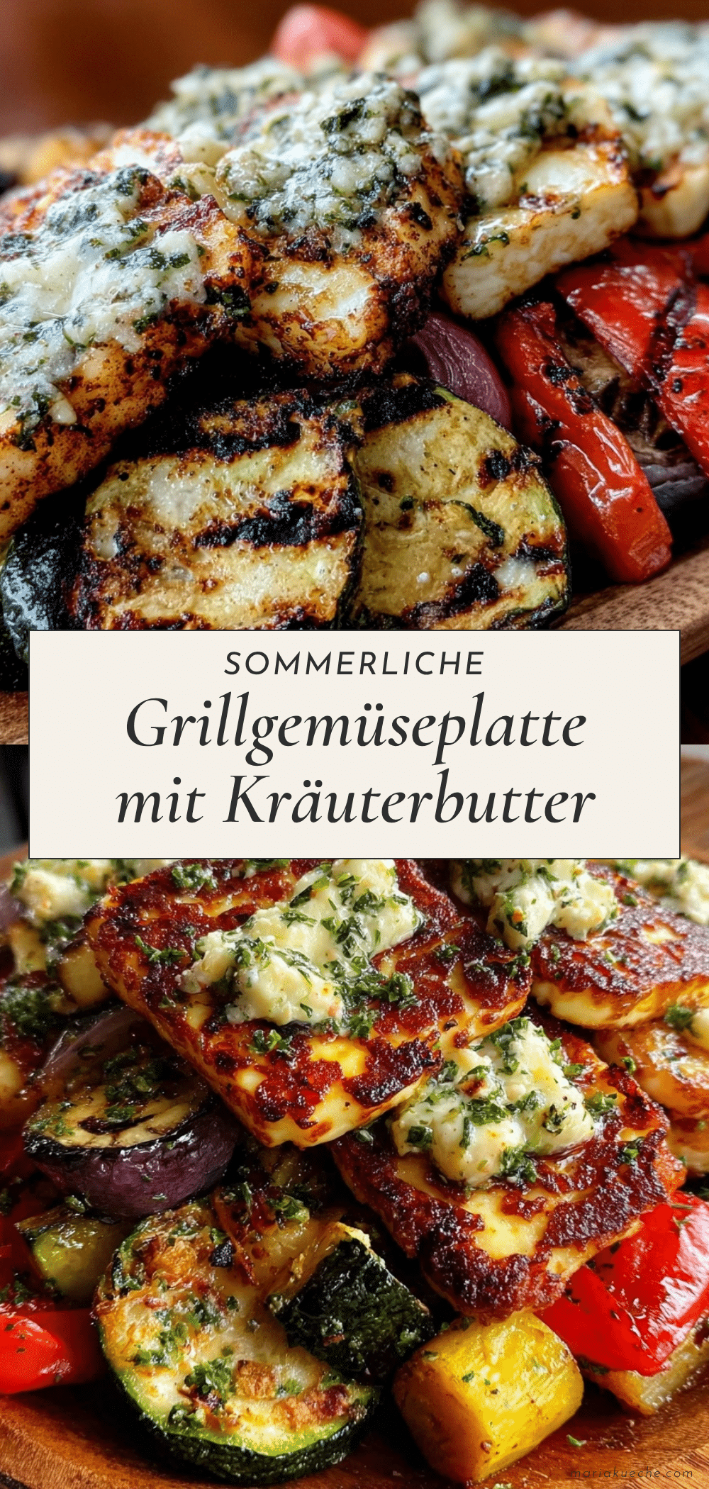 sommerliche Grillgemüseplatte mit Halloumi recipe