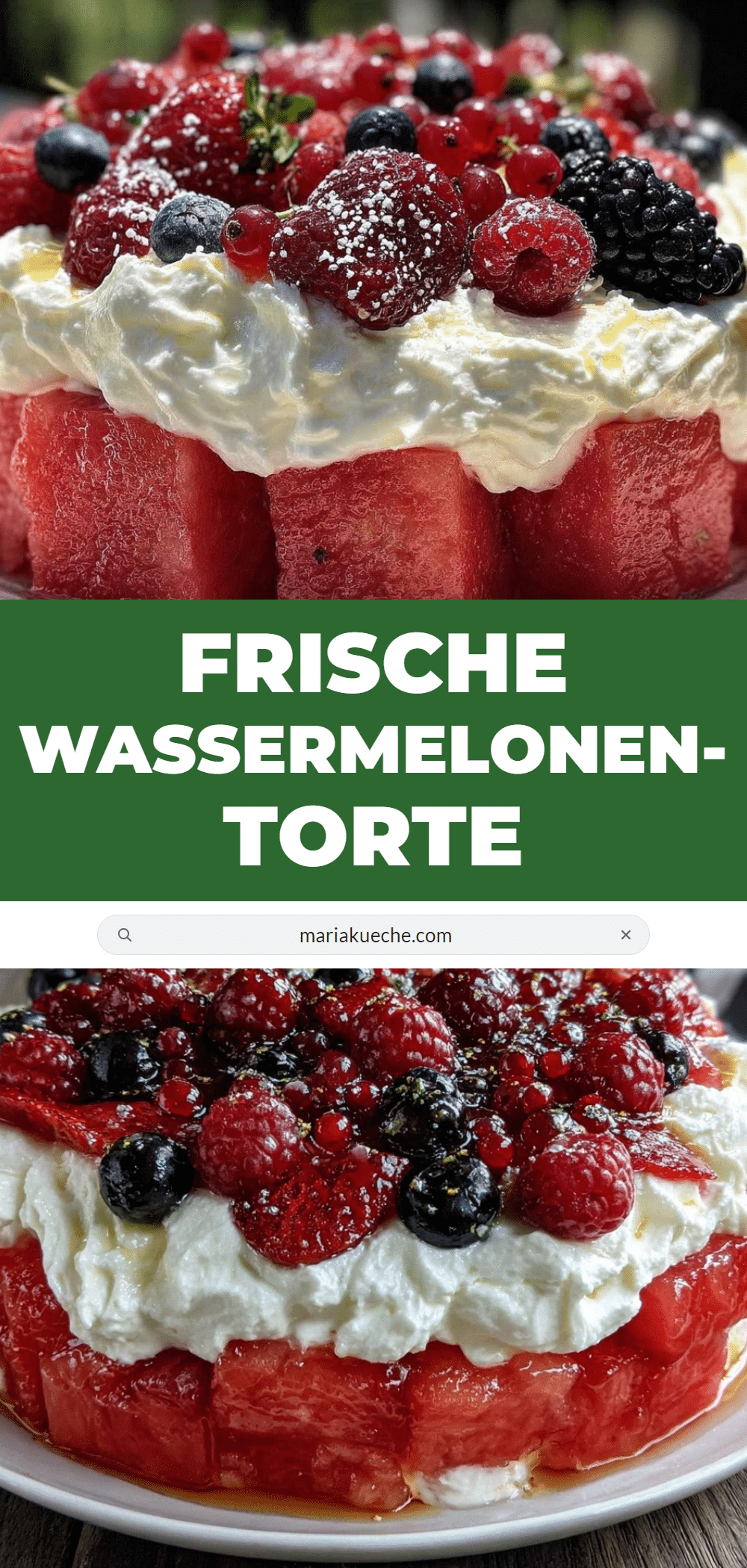 Wassermelonen-Torte recipe