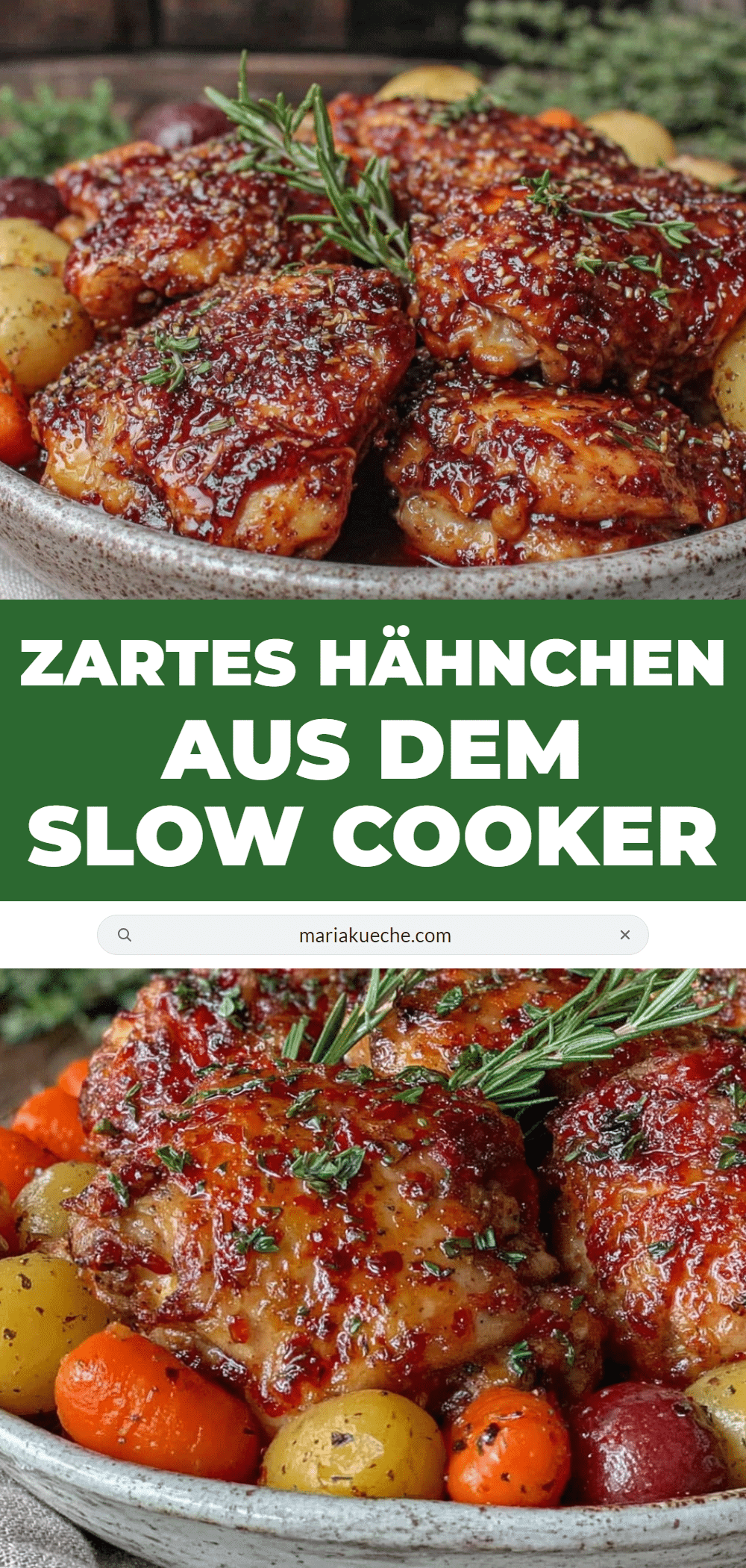 zartes Hähnchen im Slow Cooker recipe