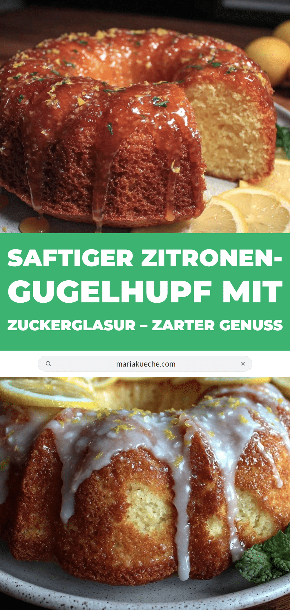Zitronen-Gugelhupf recipe